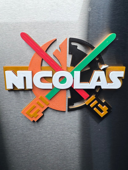 Name Tag con Imán