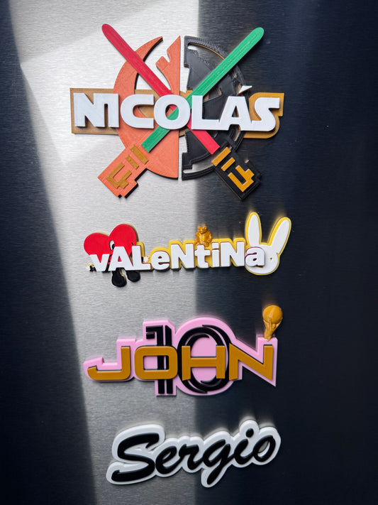 Name Tag con Imán
